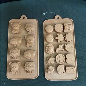 Brown Silicone Animal and Shape Ice/Chocolate/Gummy Molds KidsToddler